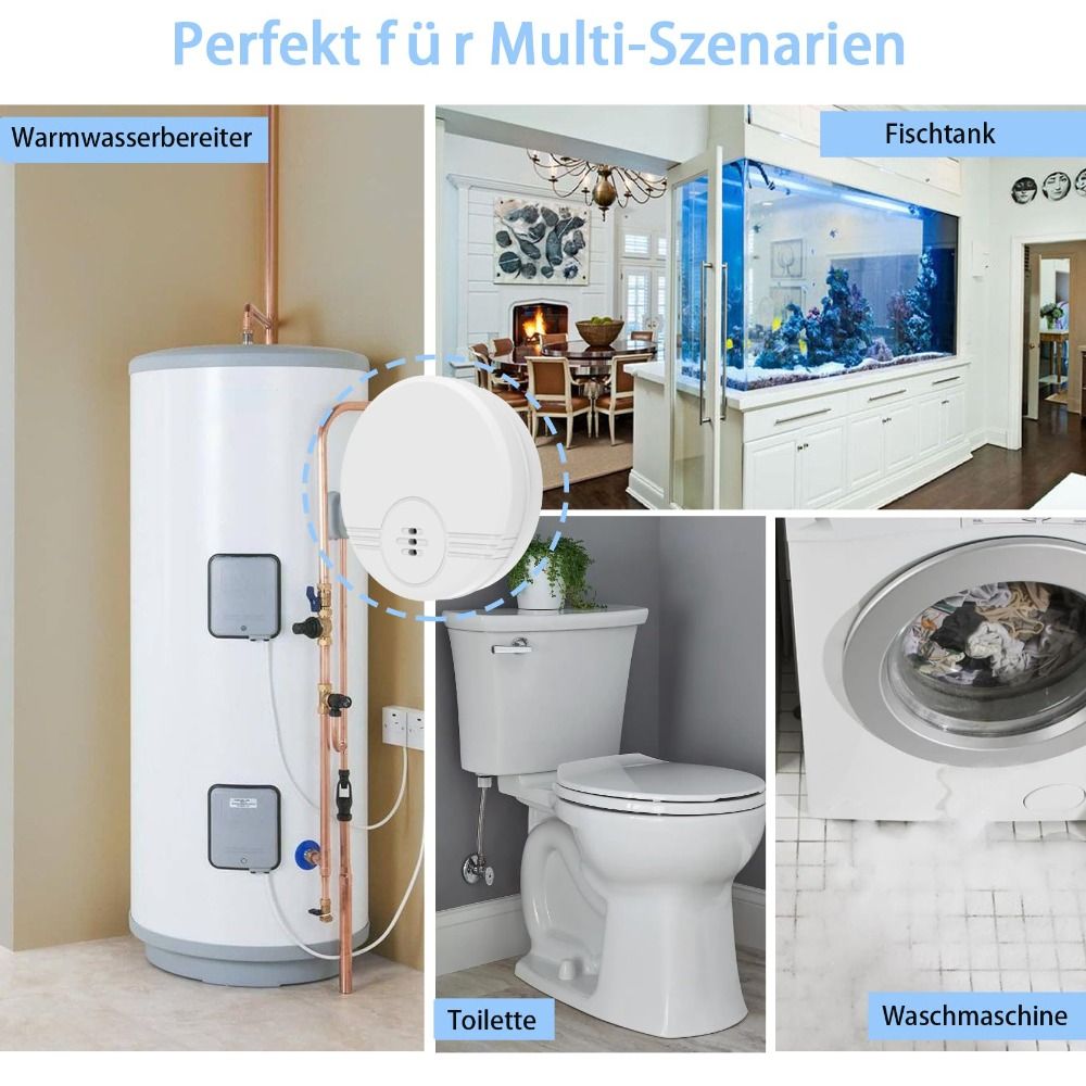 Water Alarm Sensor - Dual Mode Sensor Water Leak Alarm