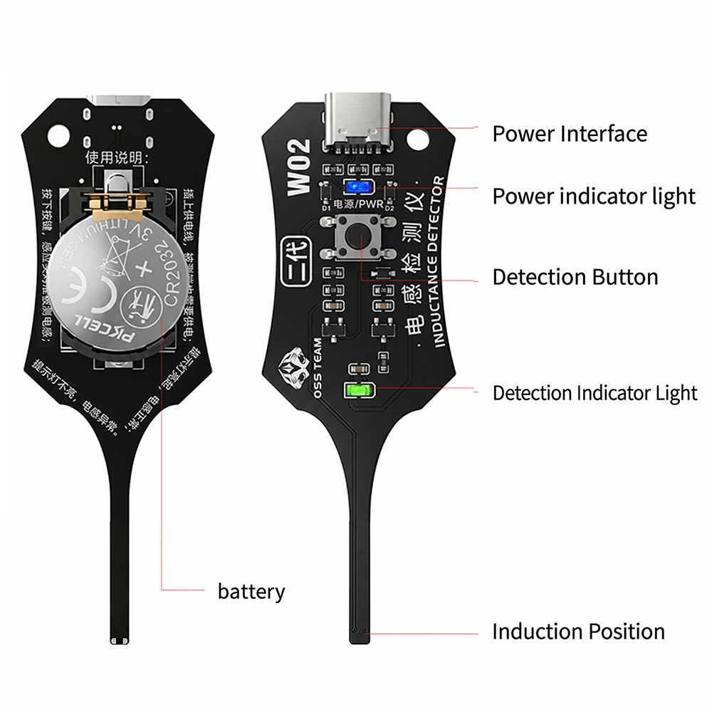 DC 5V Inductance Tester Mother - đánh giá và giá Co Detector Plug