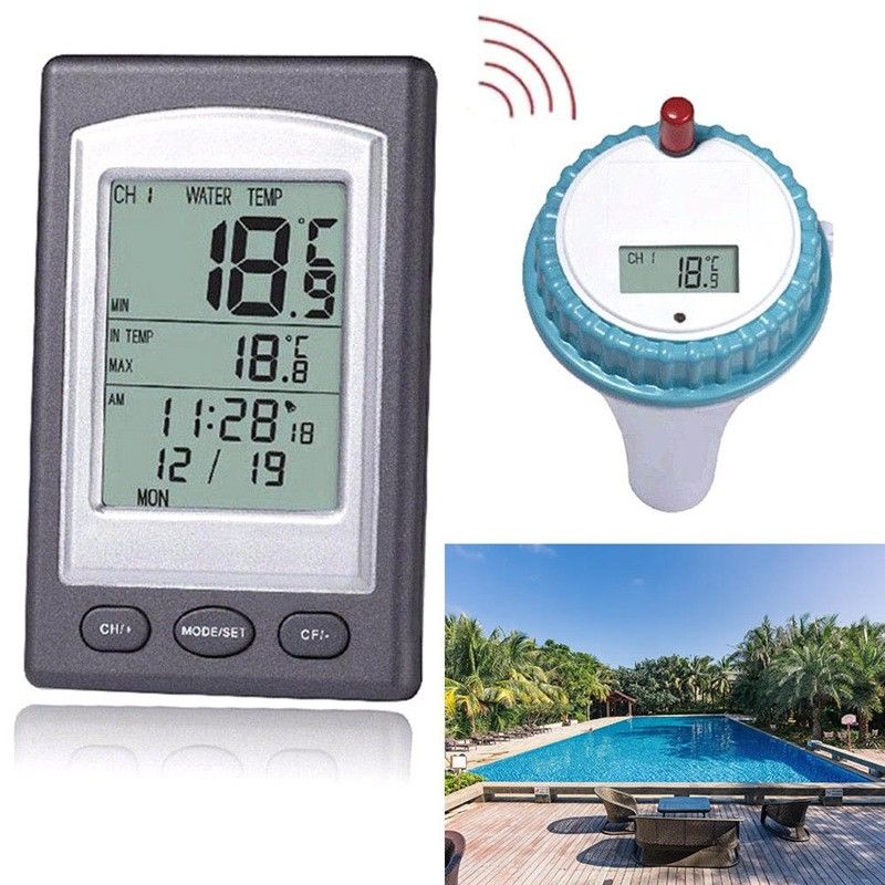 Digtal Bể Bơi Nhiệt Kế Không D - đánh giá và giá Pool Alarm Float
