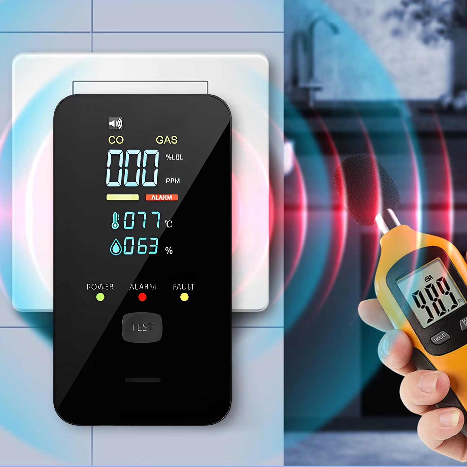Natural Gas & Carbonn Monoxide - đánh giá và giá Co Detector Plug