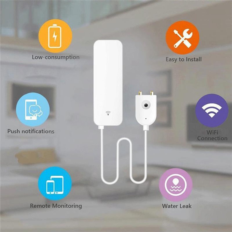 SYW-Tuya WIFI Water Overflows  - đánh giá và giá Water Alarm Sensor