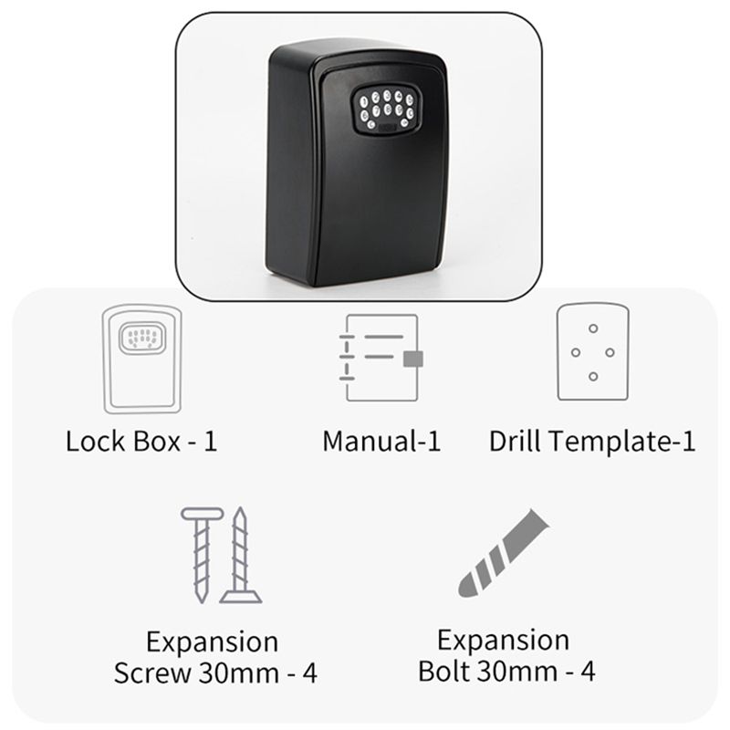 A92Z TUYA Smart Key Box Blueto - đánh giá và giá Lockbox Key Secure