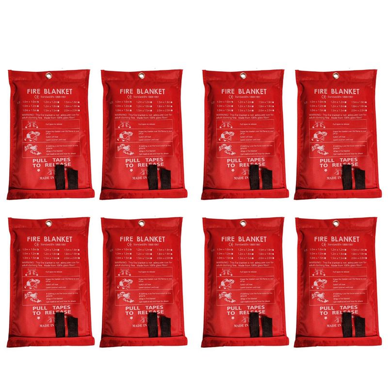 B48B-8PCS Emergency Fire Blank - đánh giá và giá Fire Blanket Kitchen