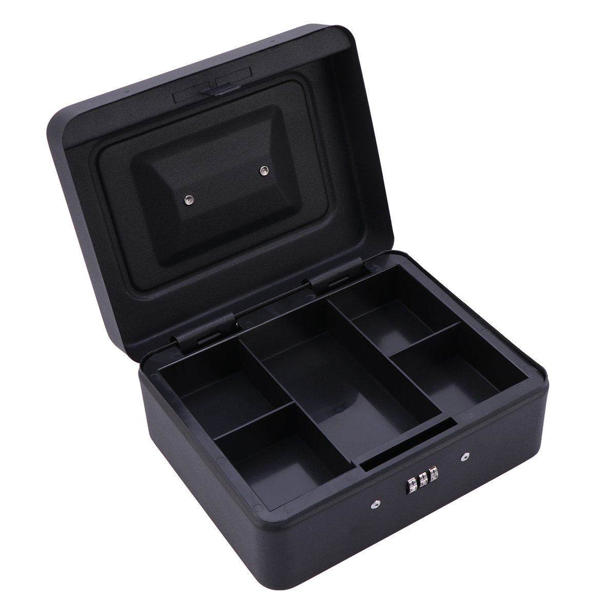 Heavy Duty Metal Cash Box with - đánh giá và giá Lockbox Key Secure